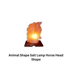 Animal Shape Salt Lamp Horse Head Shape