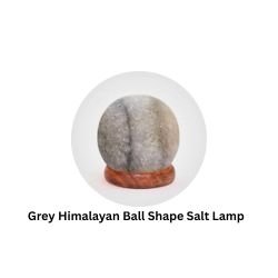 Grey Himalayan Ball Shape Salt Lamp
