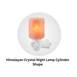 Himalayan Crystal Night Lamp Cylinder Shape