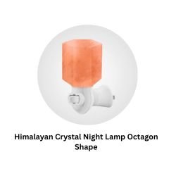 Himalayan Crystal Night Lamp Octagon Shape