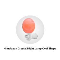 Himalayan Crystal Night Lamp Oval Shape