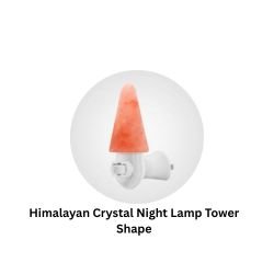 Himalayan Crystal Night Lamp Tower Shape