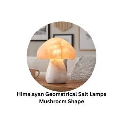 Himalayan Geometrical Salt Lamps Mushroom Shape