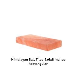 Himalayan Salt Tiles Rectangular 12x8x1.5 Inches