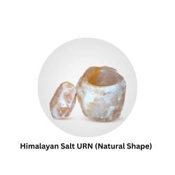 Himalayan Salt URN (Round Shape) Size 5x5x8