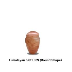 Himalayan Salt URN (Round Shape) Size 5x5x8