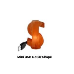 Mini USB Dollar Shape