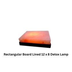 Rectangular Board Lined 12 x 8 Detox Lamp
