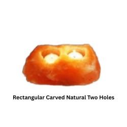 Rectangular Carved Natural Two Holes