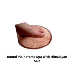 Round Plain Home Spa With Himalayan Salt