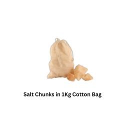 Salt Chunks in 1Kg Cotton Bag