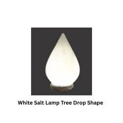 White Salt Lamp Tree Drop Shape